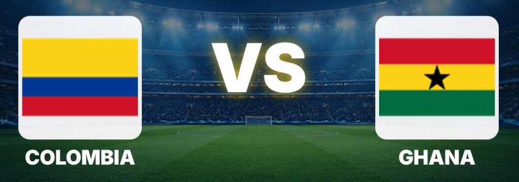 Colombia vs Ghana Live Stream