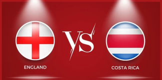 England vs Costa Rica