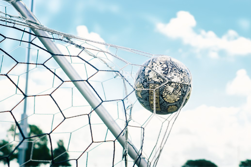 Goal in Football Game