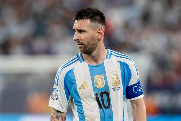 Lionel Messi of Argentina
